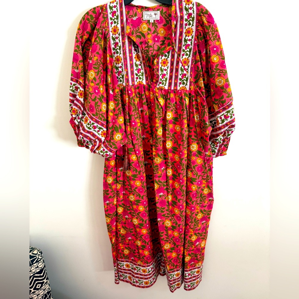 Boho style dress perfect for vacation or day to day errands and summer parties.